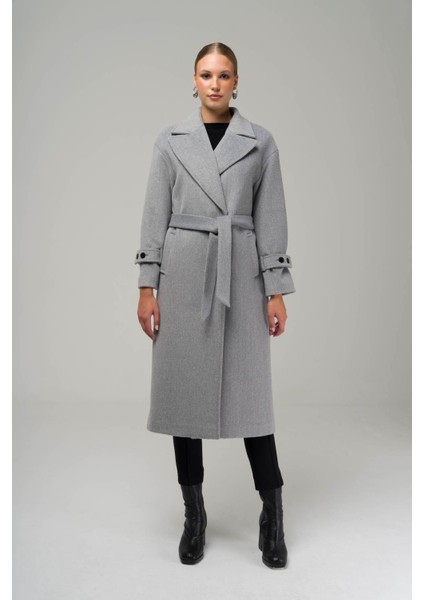 Çıt Çıt Kapamalı Kolu Patlı Düşük Kol Oversize Kaban A.gri 3933 modelleri