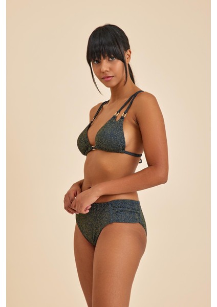 Maldives Lacivert Dolgusuz Üçgen Bikini Üst modelleri