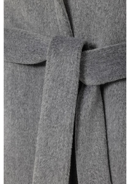 Çıt Çıt Kapamalı Belden Bağlamalı Exclusive Kaban A.gri 3057 fiyatları