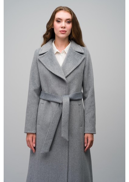 Çıt Çıt Kapamalı Belden Bağlamalı Exclusive Kaban A.gri 3057 indirimleri