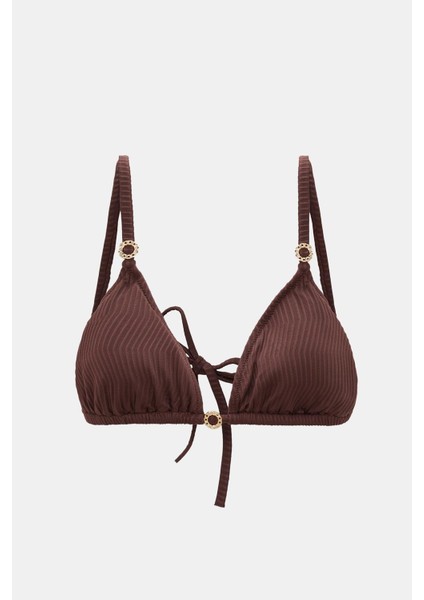 Assos Mocha Dolgusuz Çıkarılabilir Pedli Üçgen Bikini Üst fırsatları