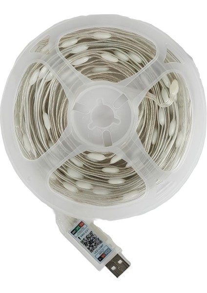 5 Metre Piksel Rgb Yılbaşı Ağacı Süsü 🎄 Dış Mekan LED Işık Dekor