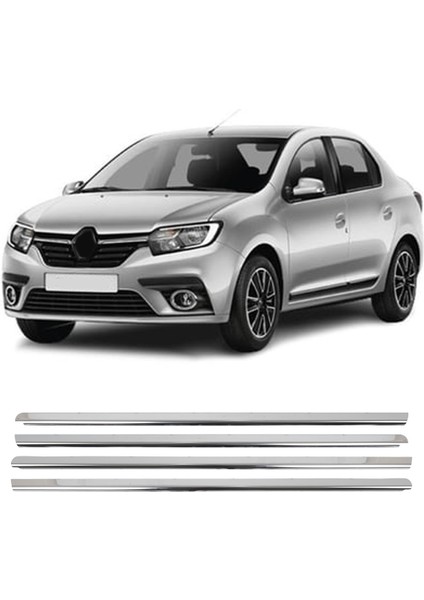 Renault Clio 3 Symbol Uyumlu 2013 ve Üzeri Krom Cam Çıtası 4 Parça Paslanmaz Çelik fiyatları