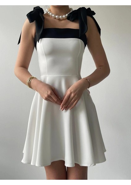 Cloche Omuzu Fiyonklu Elbise fiyatları