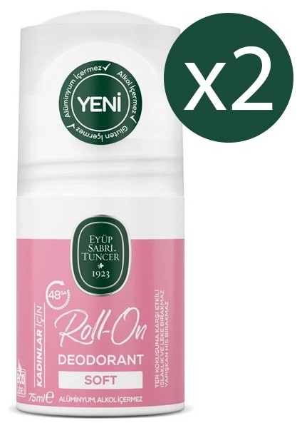 Soft Kadın Roll On 75 ml x 2 Adet