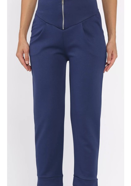 Kadın Pile Detaylı Fermuarlı Pantolon P-00012979 modelleri