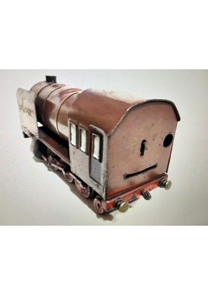 Nadir Raybank Tren Kumbara - 23,5 cm x 10 cm x 7 cm Ölçülerinde Metal Den