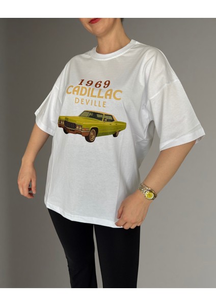 Cadi Oversize Unisex T-Shirt %100 Pamuk modelleri