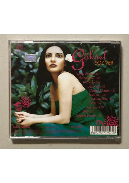 Göksel Söz Ver CD (Orijinal Dönem Baskı Cd) fiyatları