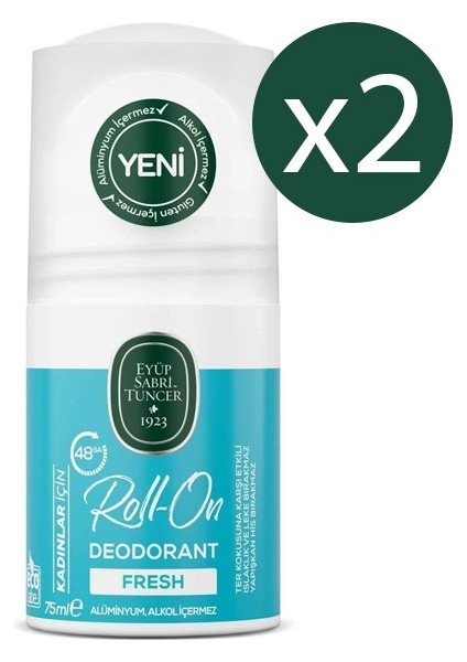 Fresh Kadın Roll On 75 ml x 2 Adet