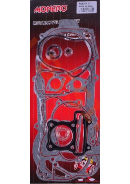 Scooter 125CC Conta Takımı (Subap Keçesi Dahil) (Silikonlu)