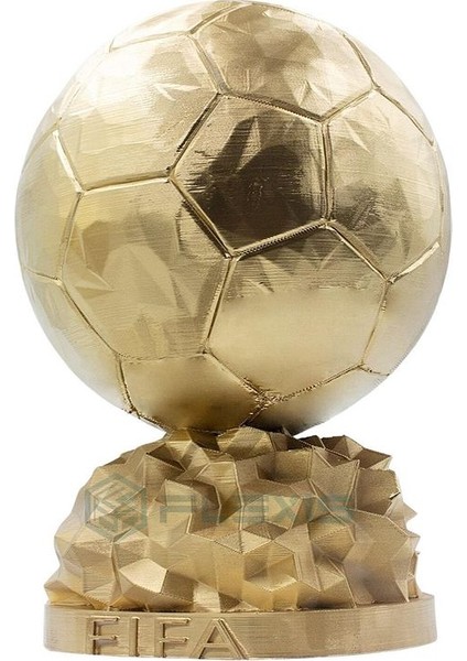 Flexıs We Make It Possıble For You Fıfa Ballon D'or Maketi Gold Kaplama 25 cm Kaliteli
