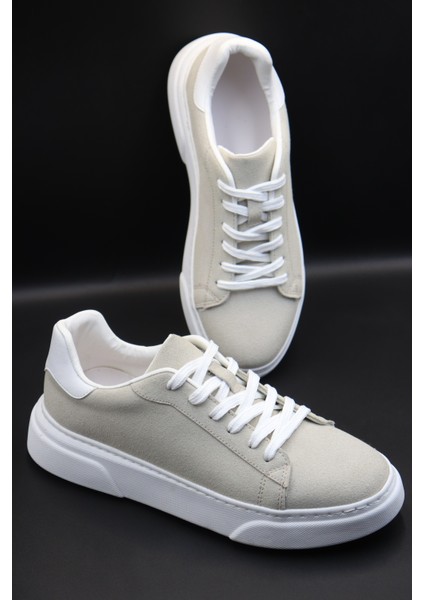 Erkek Bej Sneaker Ayakkabı
