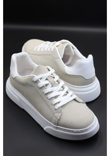 Erkek Bej Sneaker Ayakkabı