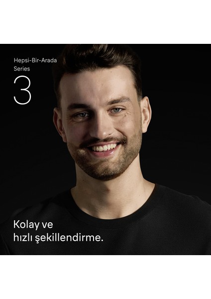 Hepsi Bir Arada Series 3, 4’ü 1 Arada Tıraş Kiti, Keskin Bıçak, 14 Uzunluk, AIO3500 fiyatları