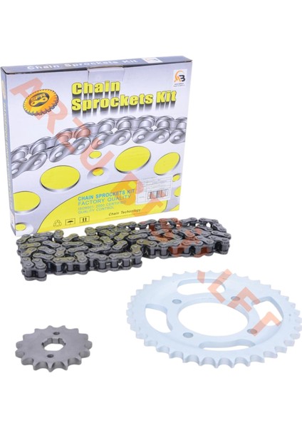 Cgl Zincir Dişli Set (15T/38T) (428H x 110L) Sfr