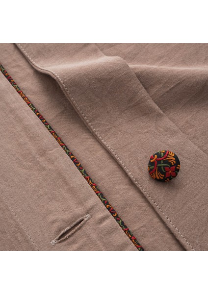 Havin Battal Boy Nevresim Takımı Organik Pamuk Saten Parça Boya Bej 240X220 cm modelleri