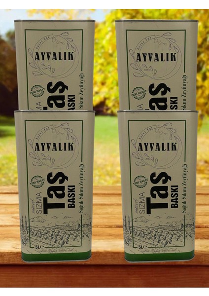 20LT Natural Sızma Taş Baskı Soğuk Sıkım 0.3 Asit Zeytinyağı