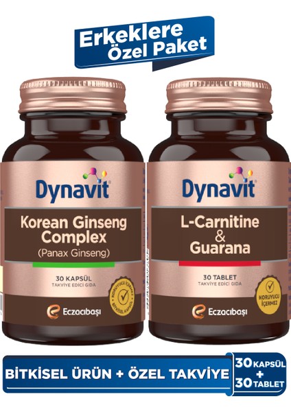 Korean Ginseng & L-Carnitine Guarana - Erkeklere Özel Paket