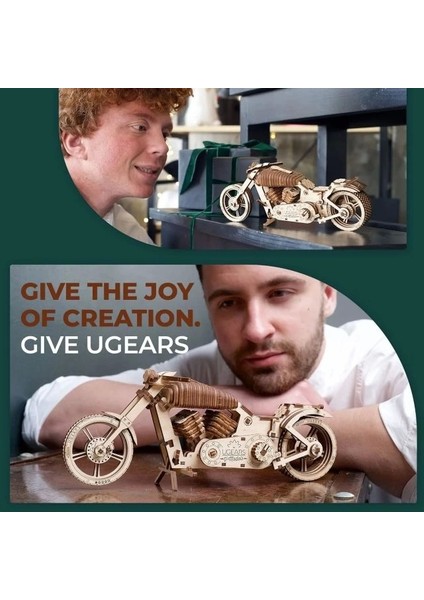 Motosiklet Ahşap Puzzle modelleri