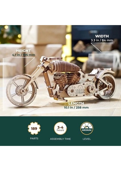 Motosiklet Ahşap Puzzle fırsatları