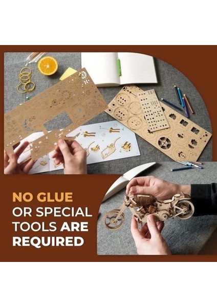 Motosiklet Ahşap Puzzle indirimleri