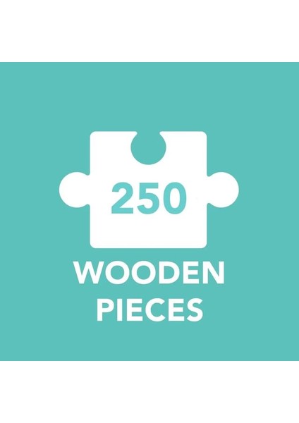 Mavi Vazo Ahşap Puzzle