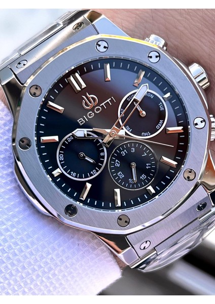 Özel Kutulu Nişan ve Damat Saati 2 Yıl Garantili Iç Fonksiyonları Aktif Erkek Kol Saati BX02