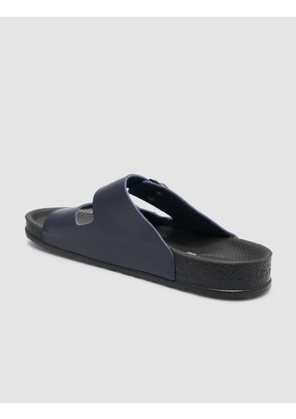 Toka Detaylı Lacivert Erkek Terlik indirimleri