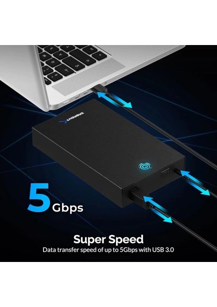 USB 3.0 - Sata Harici Sabit Sürücü Lay-Flat Bağlantı Istasyonu