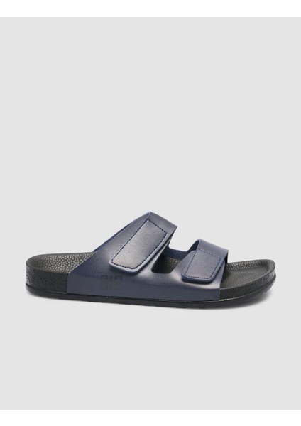 Cırt Cırtlı Lacivert Erkek Terlik
