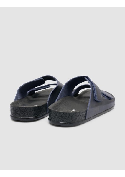 Cırt Cırtlı Lacivert Erkek Terlik modelleri