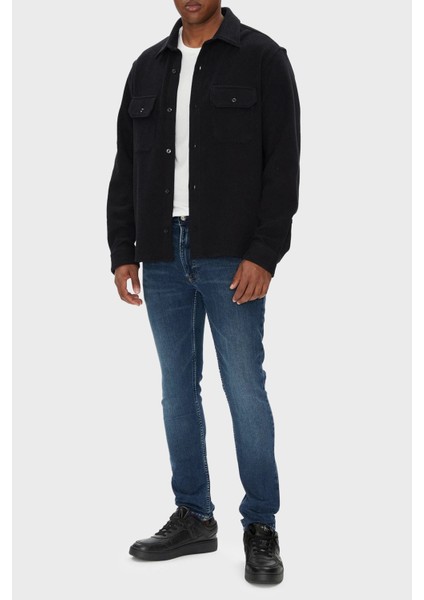 Pamuklu Slim Fit Orta Bel Dar Paça Jeans LV04RB720GPTR Erkek Kot Pantolon LV04RB720G Ptr