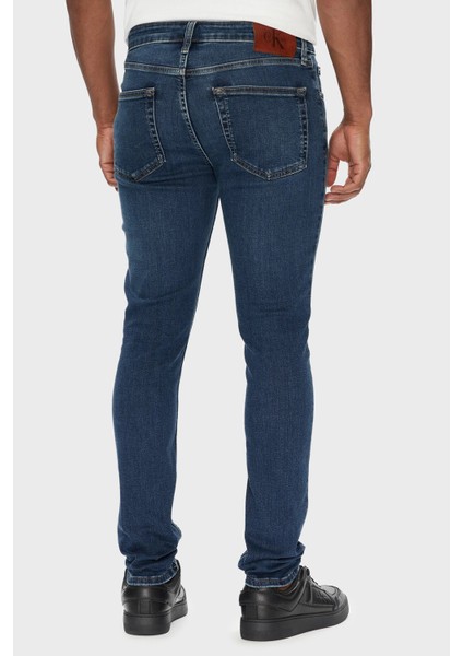 Pamuklu Slim Fit Orta Bel Dar Paça Jeans LV04RB720GPTR Erkek Kot Pantolon LV04RB720G Ptr