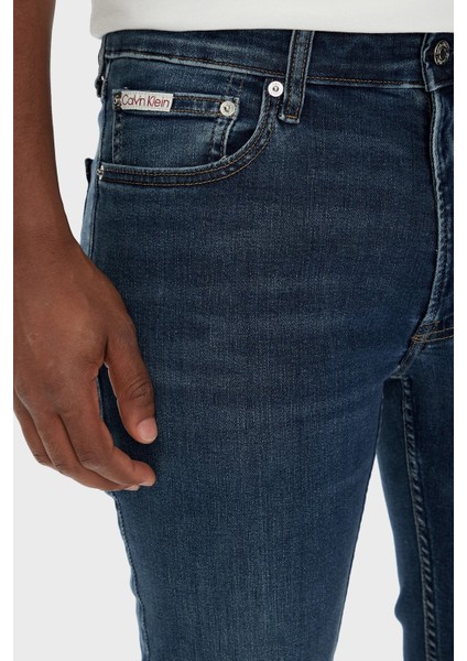 Pamuklu Slim Fit Orta Bel Dar Paça Jeans LV04RB720GPTR Erkek Kot Pantolon LV04RB720G Ptr