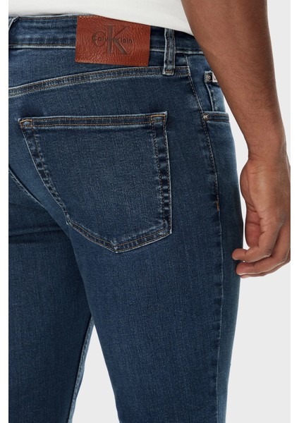 Pamuklu Slim Fit Orta Bel Dar Paça Jeans LV04RB720GPTR Erkek Kot Pantolon LV04RB720G Ptr