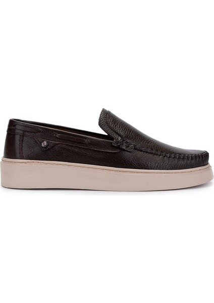 Erkek Hakiki Deri Kahverengi Loafer Ayakkabı 683 2025 Erk Ayk Y25 Kahve Fltr
