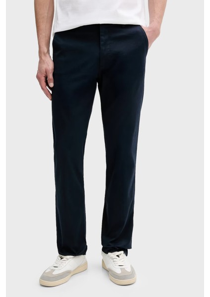 Slim Fit Normal Bel Düz Paça Chino Pantolon LV040EM633CEF Erkek Pantolon LV040EM633 Cef