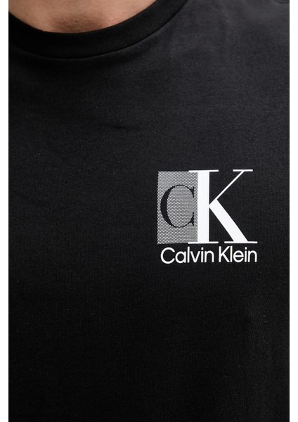 Ön ve Arka Logo Baskılı Pamuklu Regular Fit T Shirt LV04RC853GUB1 Erkek T Shirt LV04RC853G Ub1 indirimleri