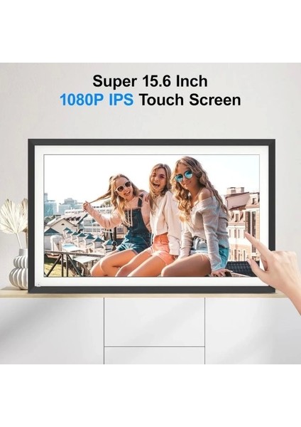 15.6 Inç Wifi Akıllı Dijital Fotoğraf Çerçevesi modelleri