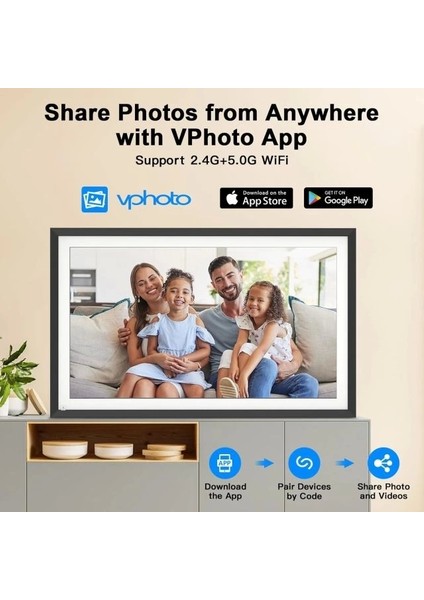 15.6 Inç Wifi Akıllı Dijital Fotoğraf Çerçevesi indirimleri