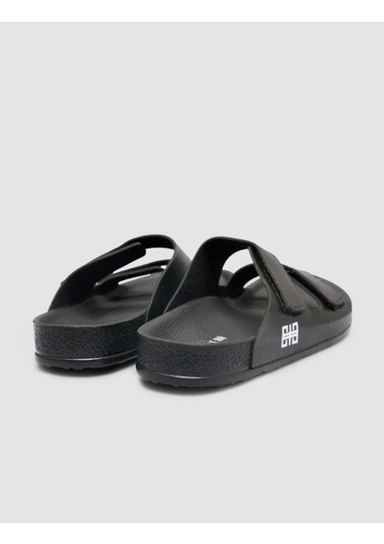 Cırt Cırtlı Siyah Erkek Terlik modelleri