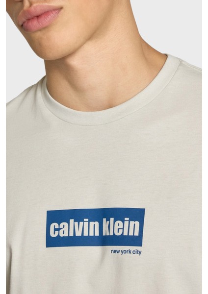 Pamuklu Regular Fit Bisiklet Yaka Logolu T Shirt LV04RC849GPDJ Erkek T Shirt LV04RC849G Pdj modelleri