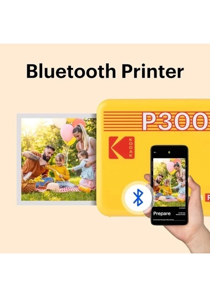 Mini 3 Retro 4pass Taşınabilir Fotoğraf Yazıcısı