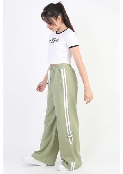 Kız Çocuk Cepli Rahat Kesim Penye Eşofman Altı modelleri