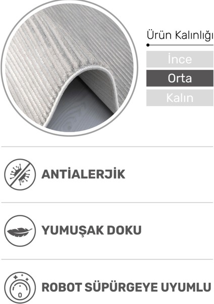 Sedir Gri Halı – 3 ve 4 Metre Enli, Geniş Salonlara Uygun, Tozumaz, Pet Dostu ve Dayanıklı