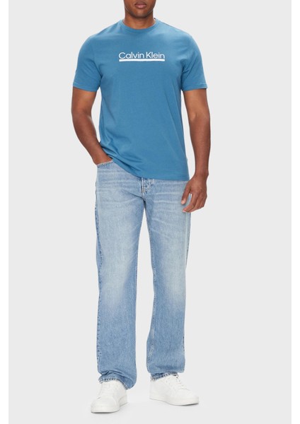 Pamuklu Regular Fit Bisiklet Yaka Logolu T Shirt LV04RC852GCCY Erkek T Shirt LV04RC852G Ccy fiyatları