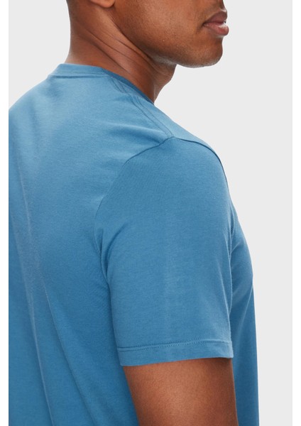 Pamuklu Regular Fit Bisiklet Yaka Logolu T Shirt LV04RC852GCCY Erkek T Shirt LV04RC852G Ccy indirimleri