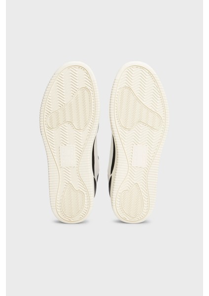 Deri Karışımlı Logolu Sneaker Ayakkabı Erkek Ayakkabı EM0EM01610 Bds