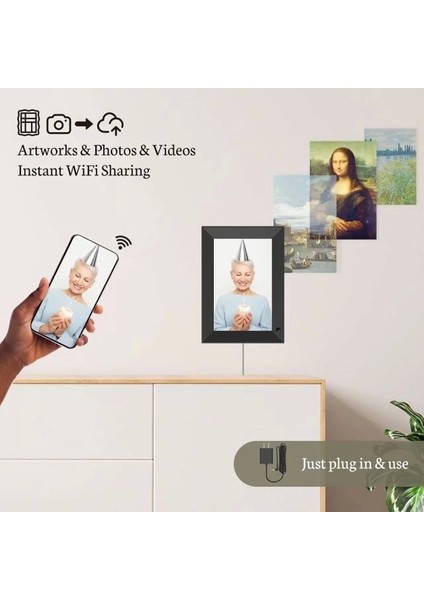 Bsımb 1280X800 Hd Wifi Dijital Resim Çerçevesi